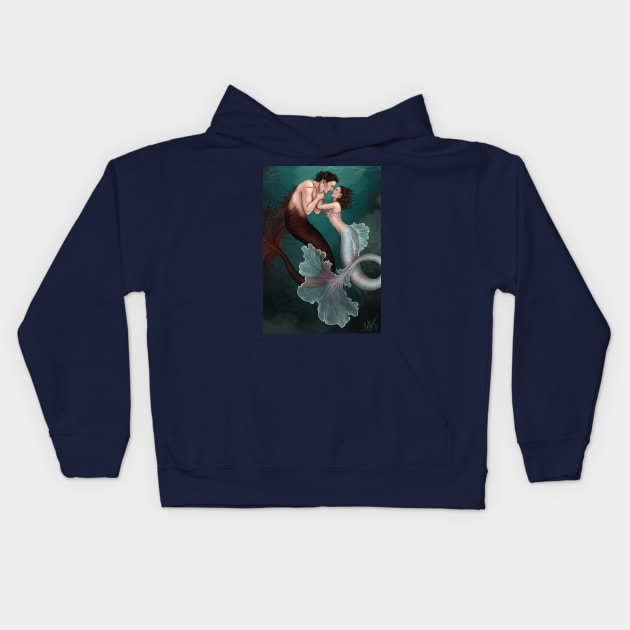 The Love you Breathe Kids Hoodie by PandaCapuccino